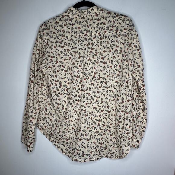 Roller Rabbit Floral Long Sleeve Blouse Size Small - Picture 3 of 7